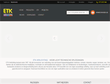 Tablet Screenshot of etk.nl